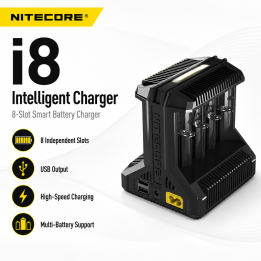NITECORE i8 Intellicharger 8-Bay | LANplus Australia