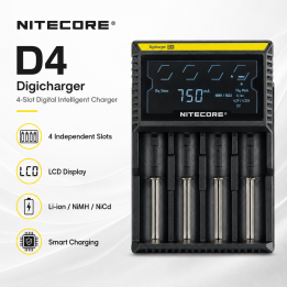 NITECORE D4 Digicharger 4-Bay | LANplus Australia