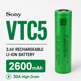 Sony VTC5 18650 2600mAh 30A Battery | LANplus AU