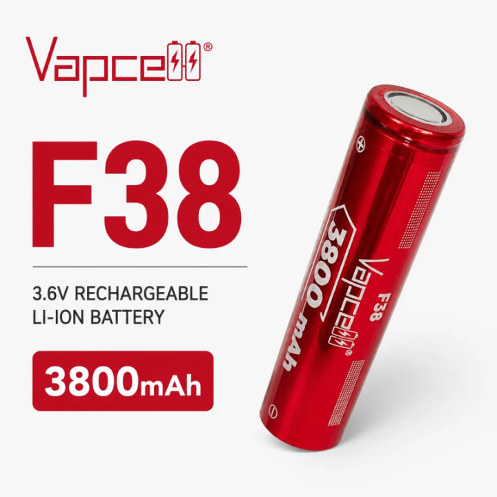 Vapcell F38 18650 3800mAh Battery Flat Top | LANplus AU