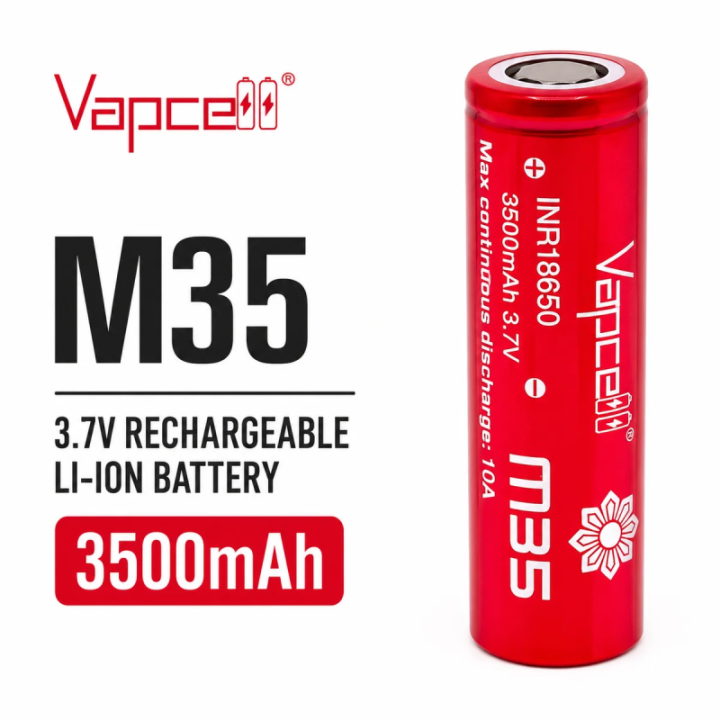 Vapcell M35 18650 3500mAh 25A Battery | LANplus Australia