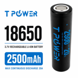 Tpower 18650 2500mAh 20A Battery | LANplus Australia