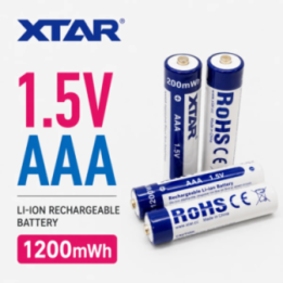 XTAR AAA 1.5V Rechargeable Battery 4-Pack | LANplus AU