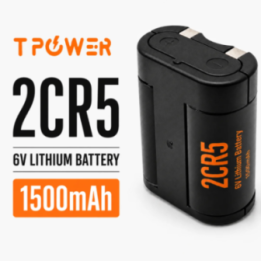 Tpower 2CR5 6V Lithium Photo Battery