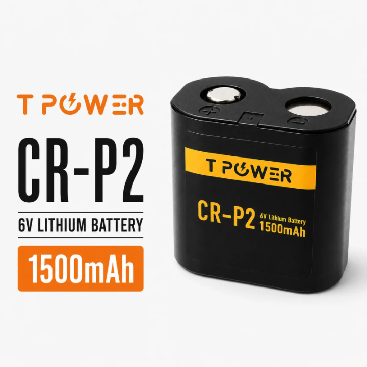 Tpower CR-P2 6V Lithium Photo Battery