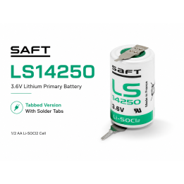 Saft LS14250 / ER14250 1/2AA 3.6V Li-SOCl2 | 18650 Australia