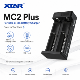 XTAR MC2 Plus 2-Bay Charger | LANplus Australia